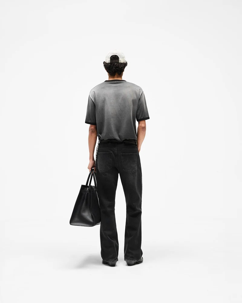 HTN XL Leather Bag - Black