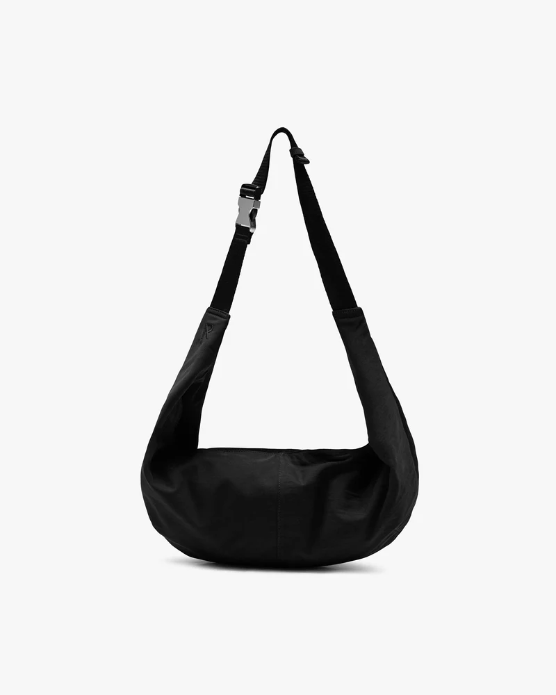 Initial Crossbody Bag - Jet Black