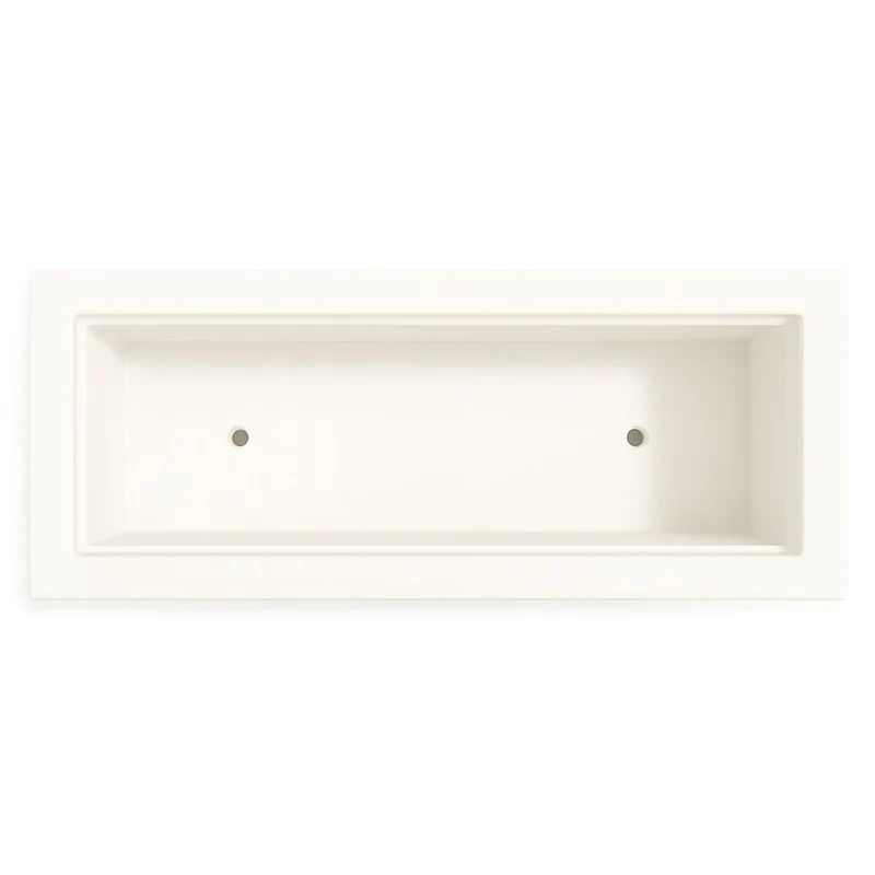 GARDRA Jardinière en polyester blanche pur 150x50x60 cm RAL 9010