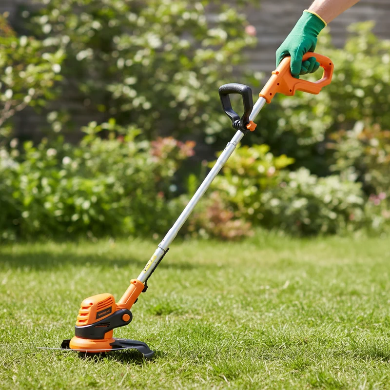 Coupe-bordures sur batterie 24V- coupe 25 cm - tête orientable - Lawn Master
