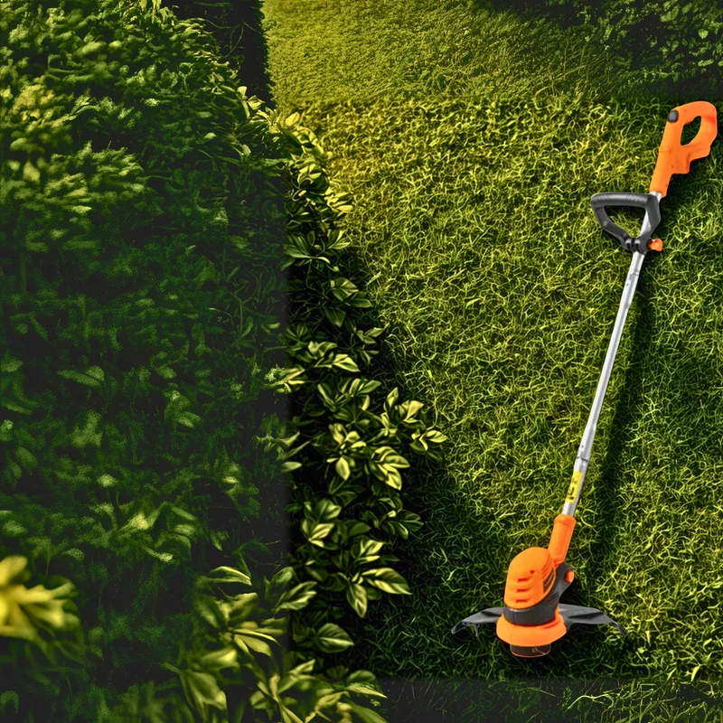 Coupe-bordures sur batterie 24V- coupe 25 cm - tête orientable - Lawn Master