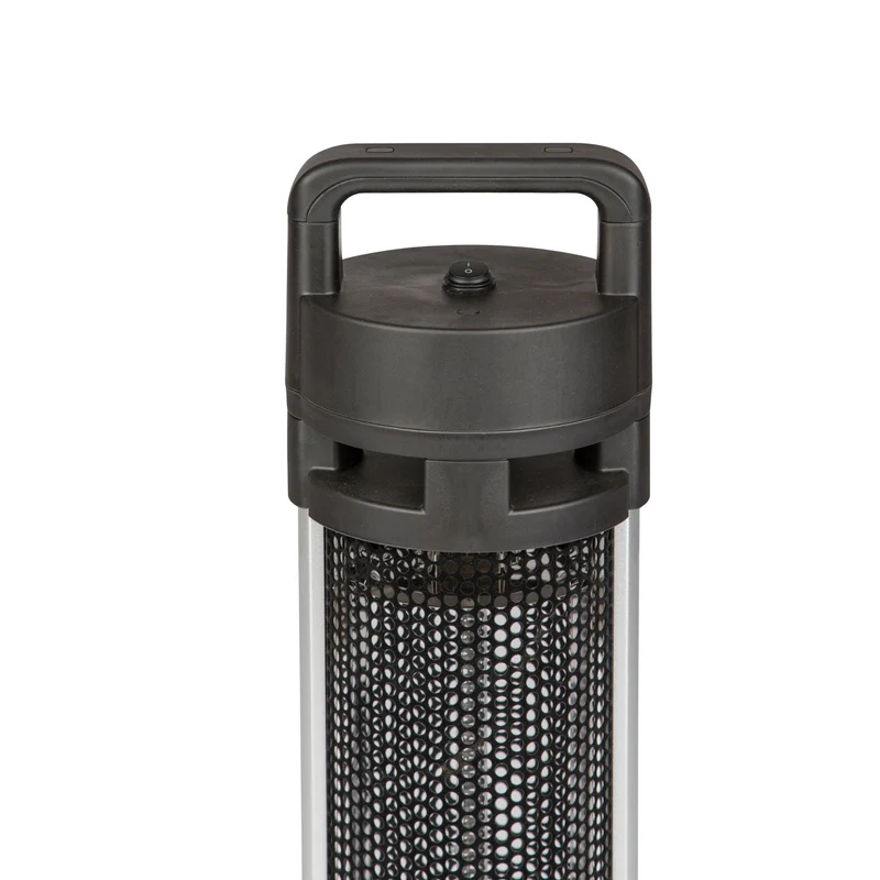 Mini chauffe-terrasse Iris infrarouge 700W – Alu/inox – Portée de 6 m²