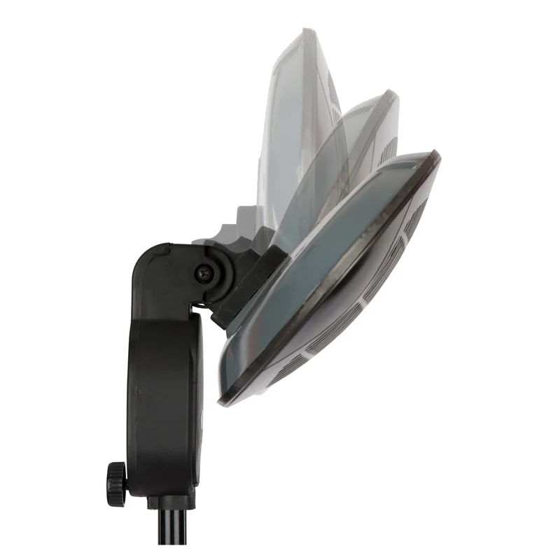Chauffe-terrasse Auxo infrarouge sur pied 2000W – 3 niveaux, hauteur réglable, sécurité anti-basculement