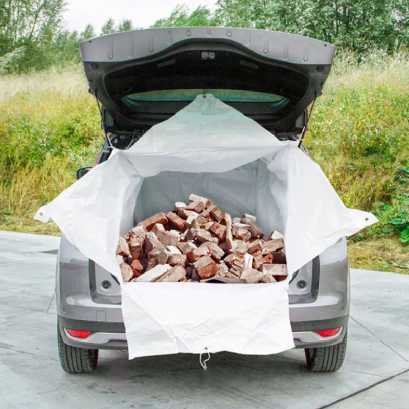 Sac de coffre 1100L universel – Gravats, bûches, déchets