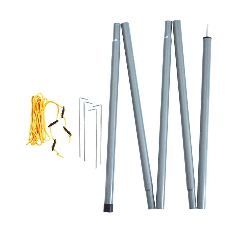Poteau pour voile d’ombrage – 2,5m – Accessoire de fixation robuste extérieur