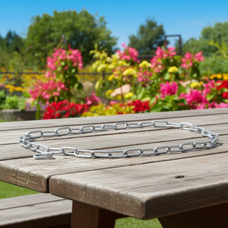 Chaîne en inox pour voile d’ombrage – 2m - Accessoire robuste