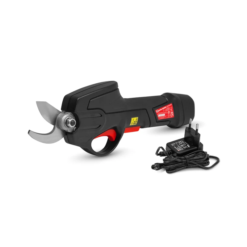 Sécateur rechargeable 7.2V lithium livré avec batterie intégrée et chargeur