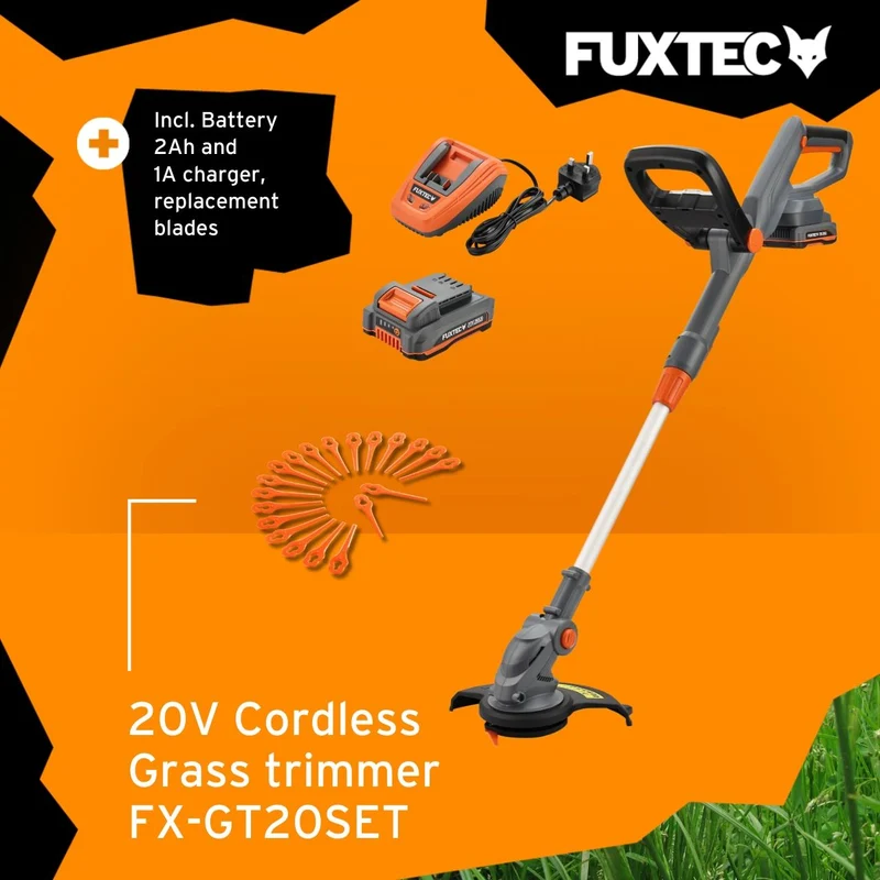 FUXTEC Tondeuse à gazon sans fil 20V FX-GT20 SET brush cutter