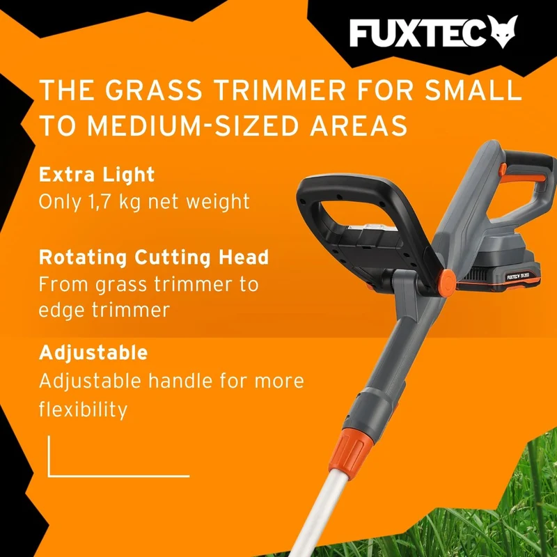 FUXTEC Tondeuse à gazon sans fil 20V FX-GT20 SET brush cutter