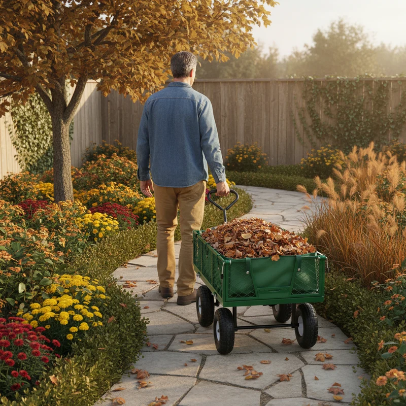 Chariot de jardin benne basculante 250 kg – Chariot de transport robuste