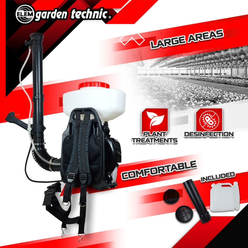 Atomiseur pulvérisateur thermique 52CC 14L – Portée 18 m pour vignes, vergers et traitements phytosanitaires