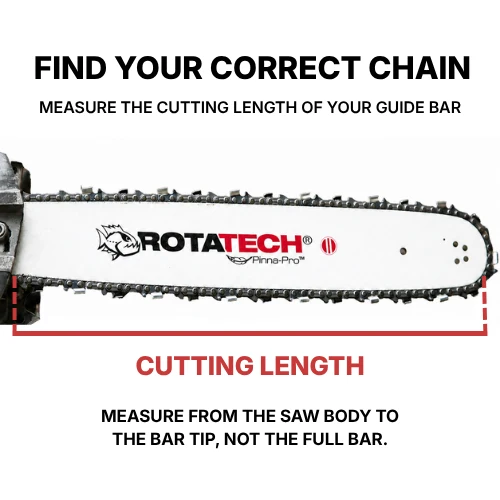 16" Rotatech Chainsaw Chain For Ryobi PCN4545 Full-Chisel