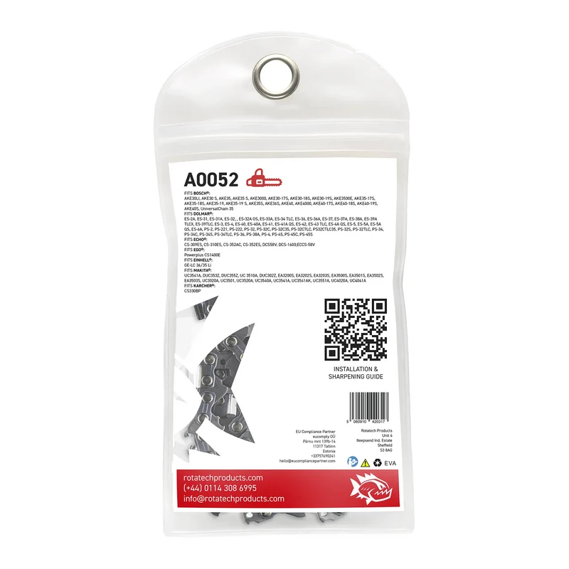14" Rotatech Chainsaw Chain For BOSCH SDS35 Semi-Chisel