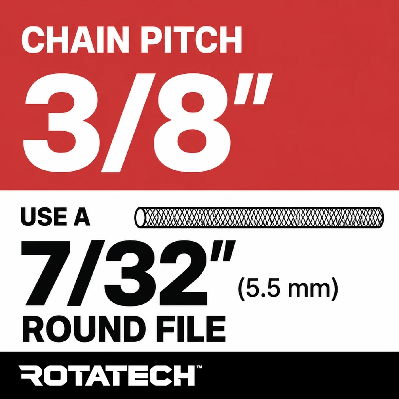 24" Rotatech Chainsaw Chain For ECHO CS-451VL Full-Chisel