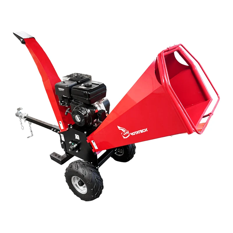 Rotatech 15HP Petrol Wood Chipper - 120mm Capacity