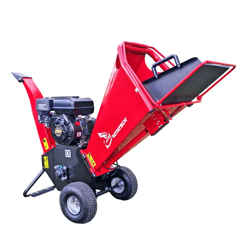 Rotatech 7HP Petrol Wood Chipper - 100mm Capacity