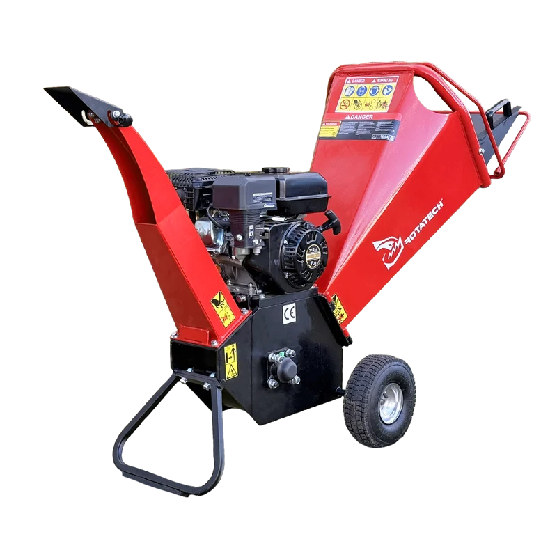 Rotatech 7HP Petrol Wood Chipper - 100mm Capacity