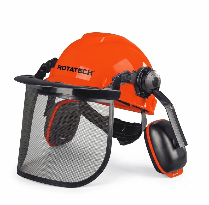 Rotatech Chainsaw Helmet with Ear Defenders & Visor