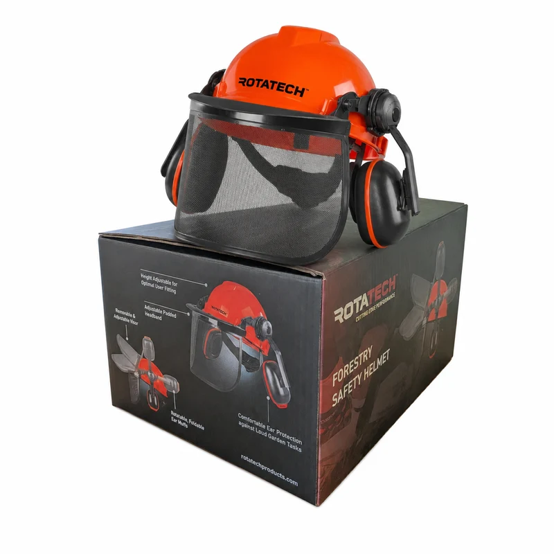 Rotatech Chainsaw Helmet with Ear Defenders & Visor