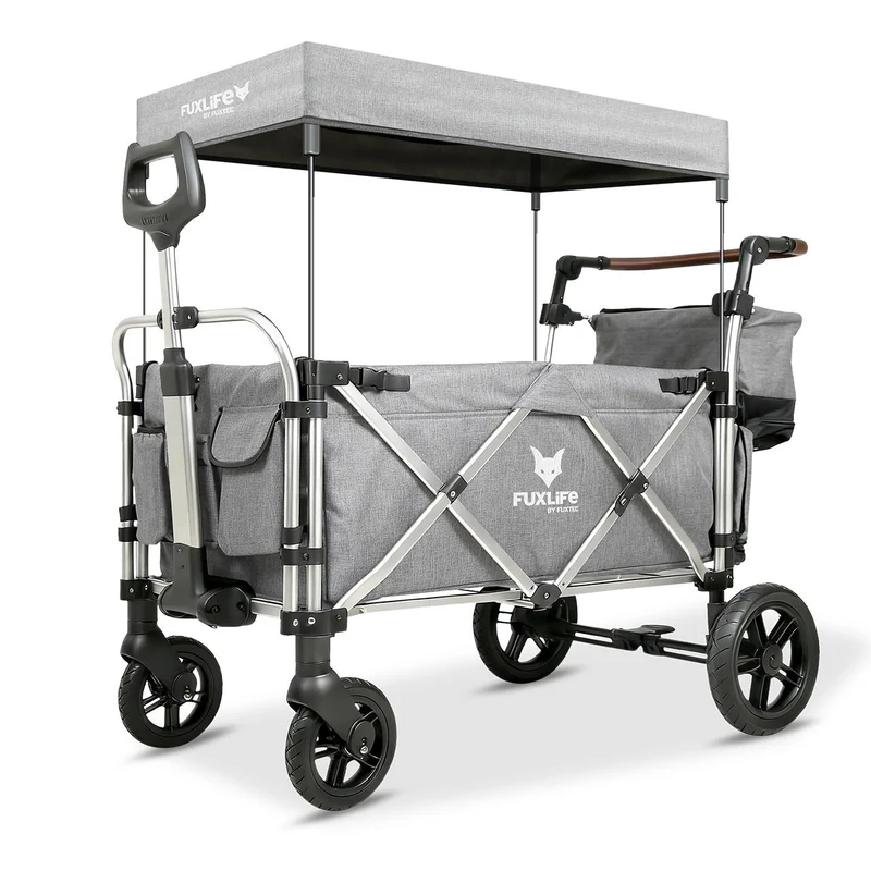 FUXLIFE FX-CTL950 Chariot Pliable Premium Enfants – Toit Solaire & Suspensions