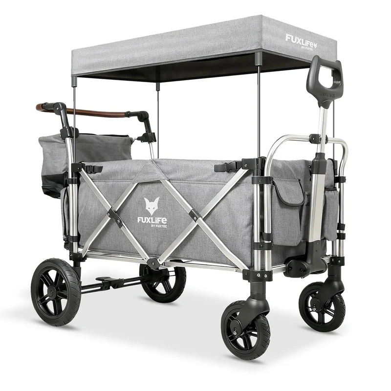 FUXLIFE FX-CTL950 Chariot Pliable Premium Enfants – Toit Solaire & Suspensions
