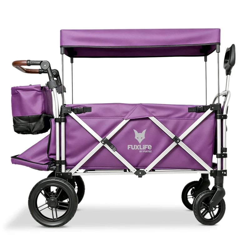 FUXLIFE FX-CTL950 Chariot Pliable Premium Enfants – Toit Solaire & Suspensions