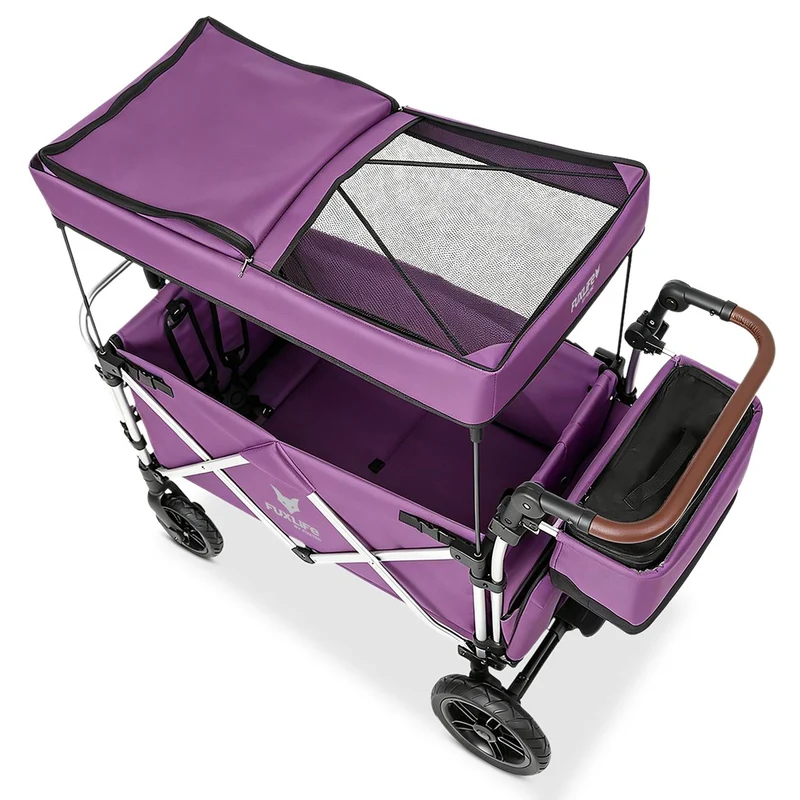 FUXLIFE FX-CTL950 Chariot Pliable Premium Enfants – Toit Solaire & Suspensions