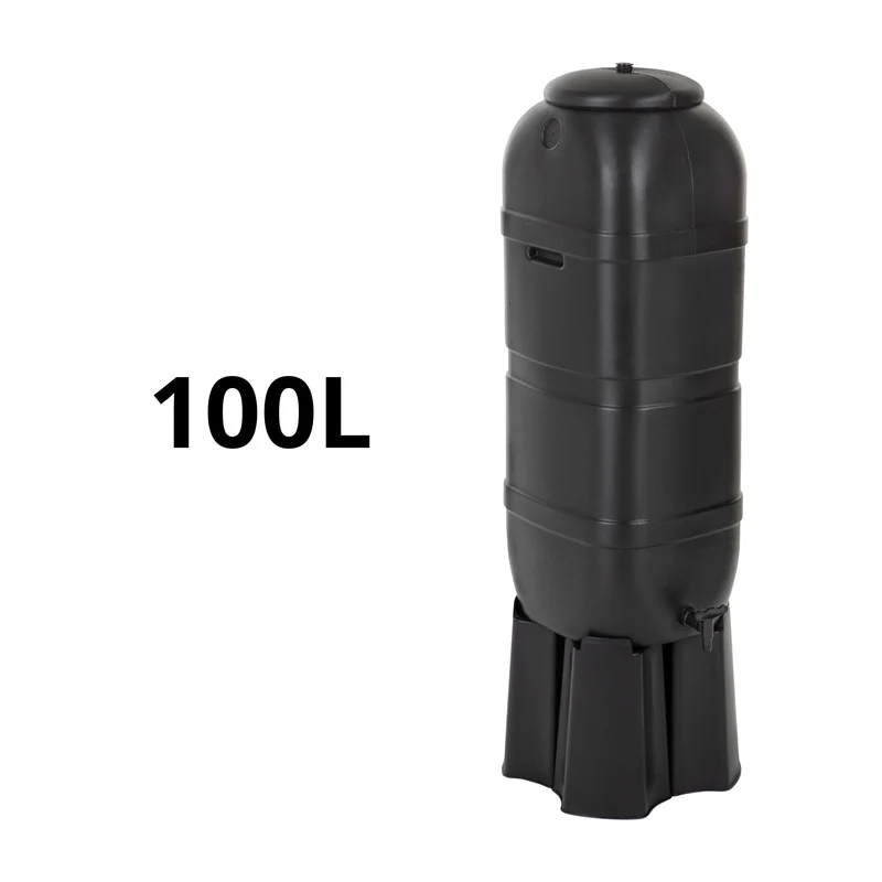 Tonneau récupérateur d’eau de pluie 100 L– Accessoires inclus