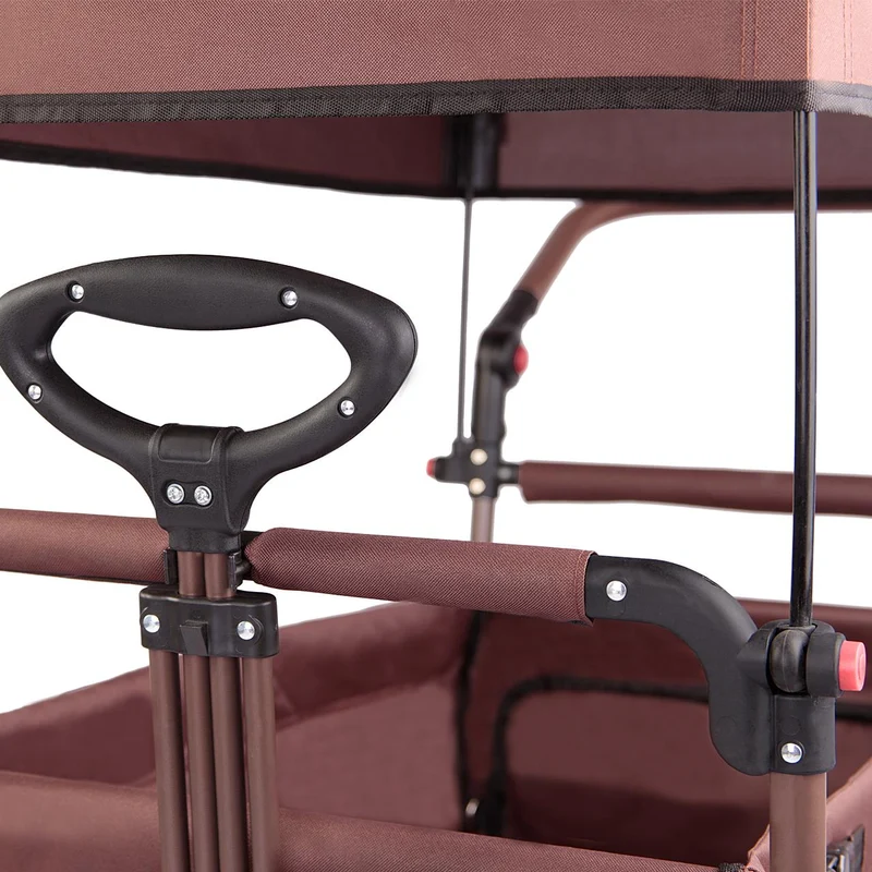 Chariot à main FUXTEC Smart Cruiser Occasion avec toit ouvrant protégé contre les UV, poignée de poussée et extension intérieure