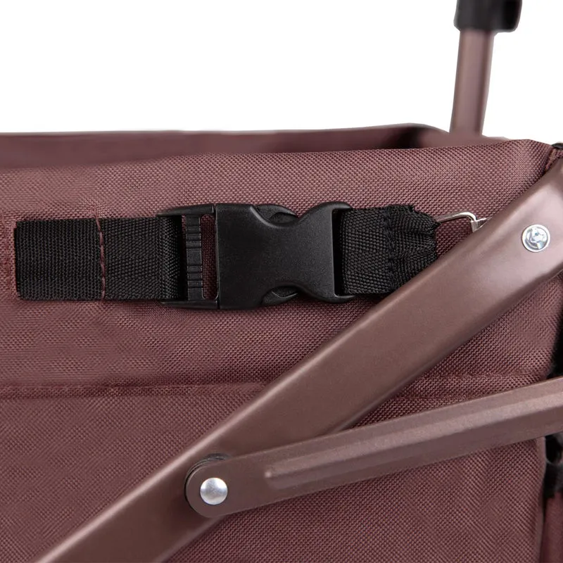 Chariot à main FUXTEC Smart Cruiser Occasion avec toit ouvrant protégé contre les UV, poignée de poussée et extension intérieure