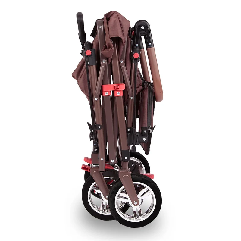 Chariot à main FUXTEC Smart Cruiser Occasion avec toit ouvrant protégé contre les UV, poignée de poussée et extension intérieure