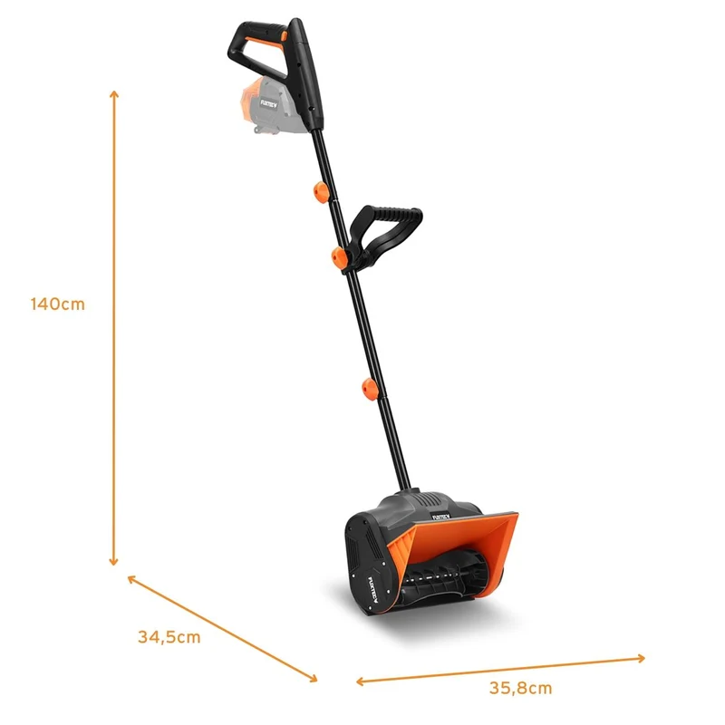 B-WARE FUXTEC Pelle à neige sans fil 20 V FX-E1SCH20 sans batterie ni chargeur
