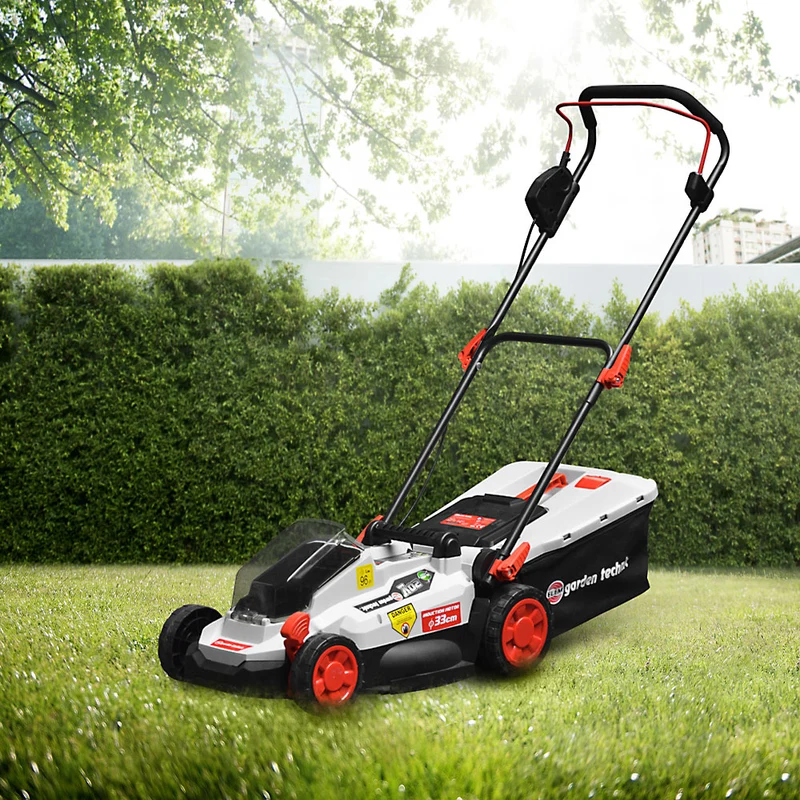 Tondeuse sur batterie 20V avec batterie 4Ah, 33 cm de coupe, fonction mulching