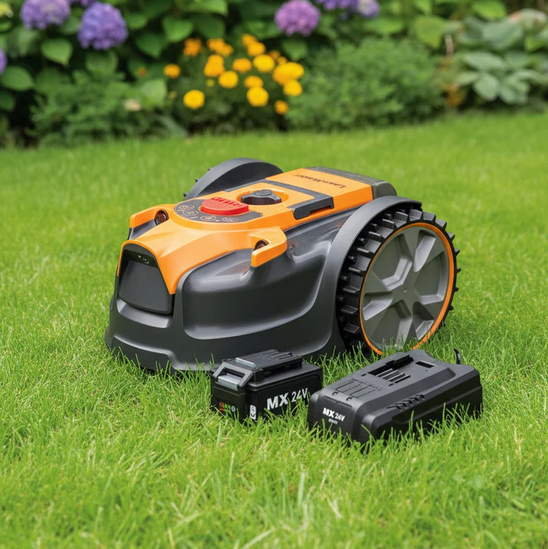Robot tondeuse autonome 24v sans fil périmétrique