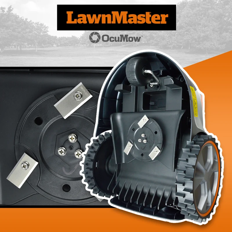 Kit 15 lames en inox + vis – robot tondeuse autonome Lawn Master