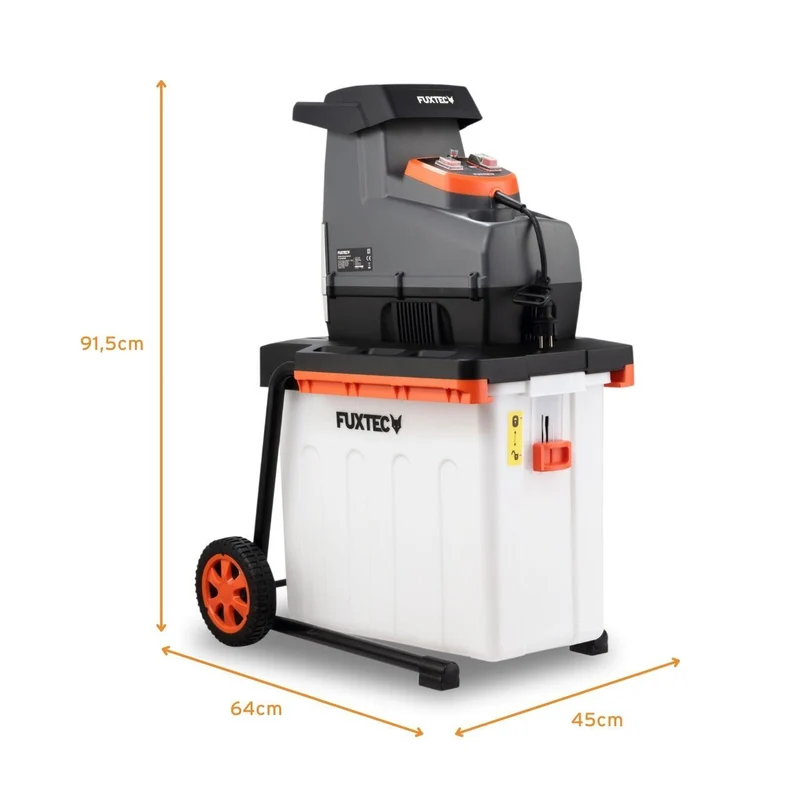 FUXTEC Broyeur de végétaux électrique FX-EGH2800B