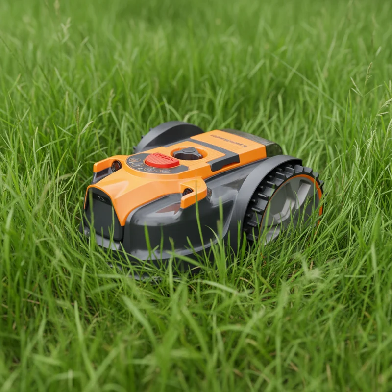 Robot tondeuse autonome 300 m2 sans fil périmétrique - le robot le plus simple du marché