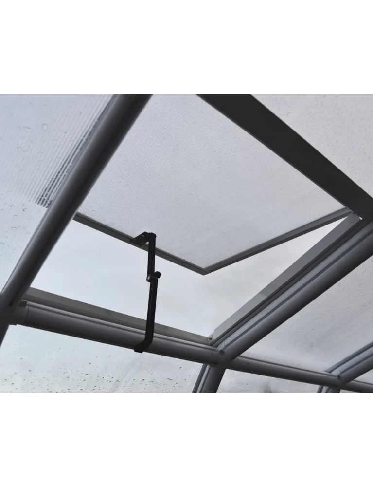 Serre de jardin Grand Gardener 6,39 x 2,67 m - résine PVC et polycarbonate anti-UV