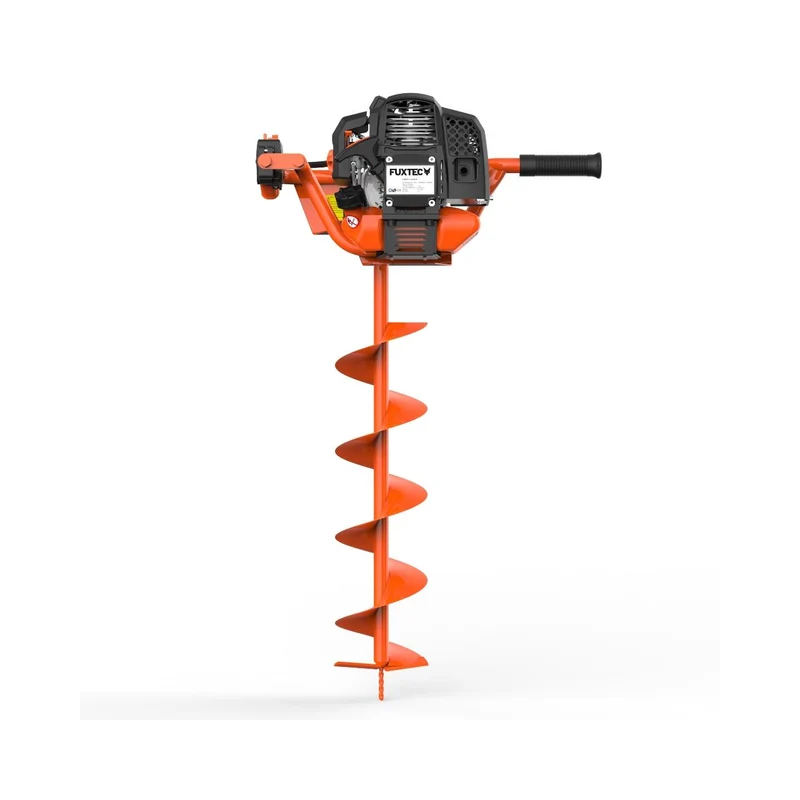 Tarière thermique FUXTEC FX-EB152 avec mèches de 100, 150 et 200 mm