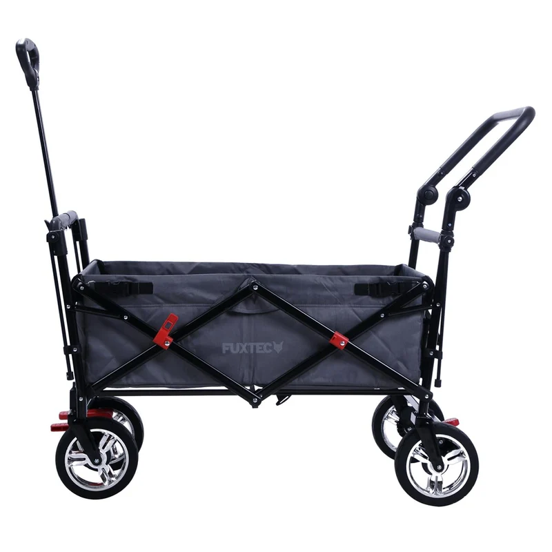 Chariot à bras Easy Cruiser d'occasion avec auvent protégé contre les UV et poignée de poussée supplémentaire