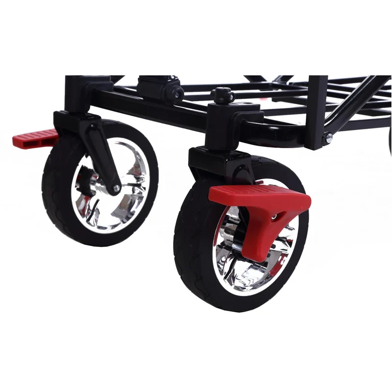 Chariot à bras Easy Cruiser d'occasion avec auvent protégé contre les UV et poignée de poussée supplémentaire