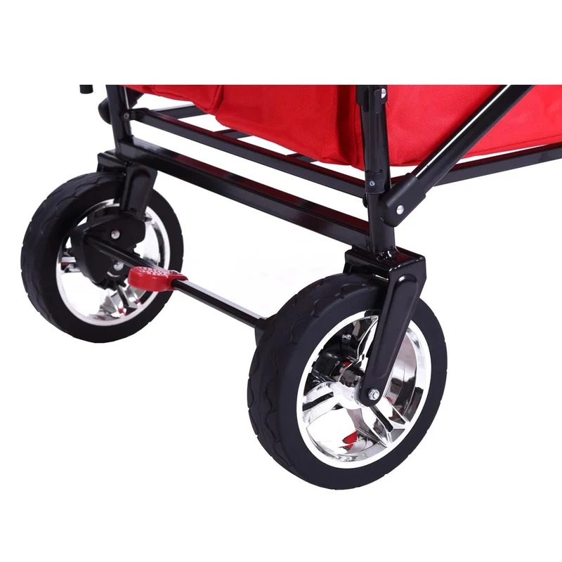 Chariot à bras Easy Cruiser d'occasion avec auvent protégé contre les UV et poignée de poussée supplémentaire