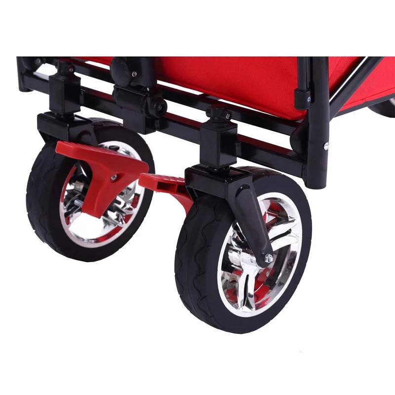 Chariot à bras Easy Cruiser d'occasion avec auvent protégé contre les UV et poignée de poussée supplémentaire