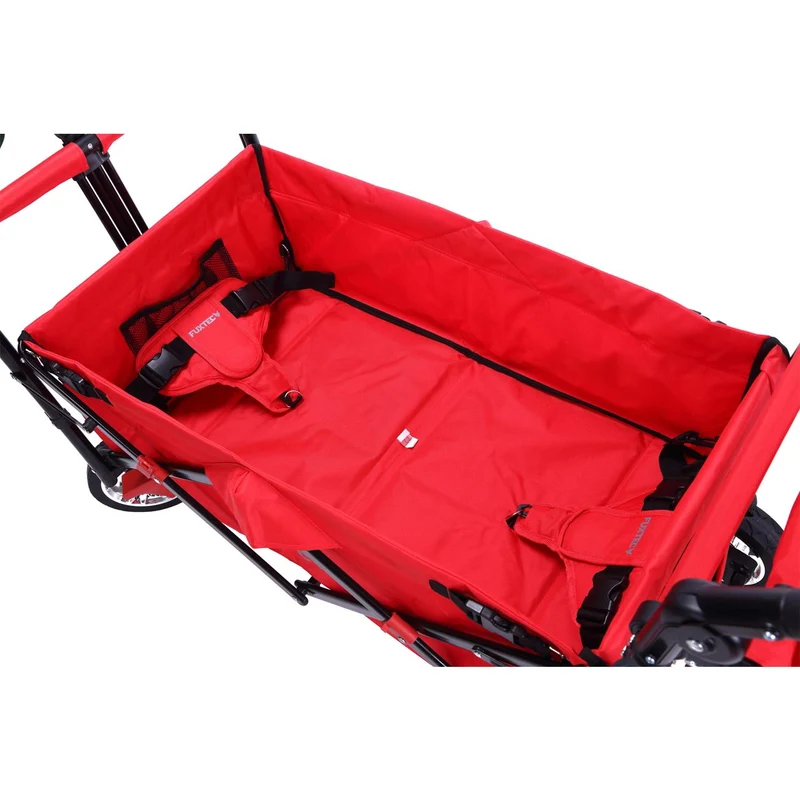 Chariot à bras Easy Cruiser d'occasion avec auvent protégé contre les UV et poignée de poussée supplémentaire
