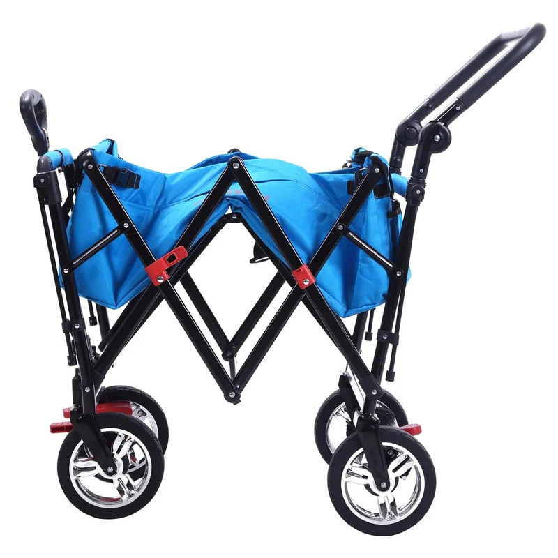 Chariot à bras Easy Cruiser d'occasion avec auvent protégé contre les UV et poignée de poussée supplémentaire