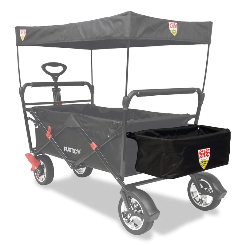 Housse en tissu Sacoche arrière Noir VfB-Edition pour chariot CT-350/CT500