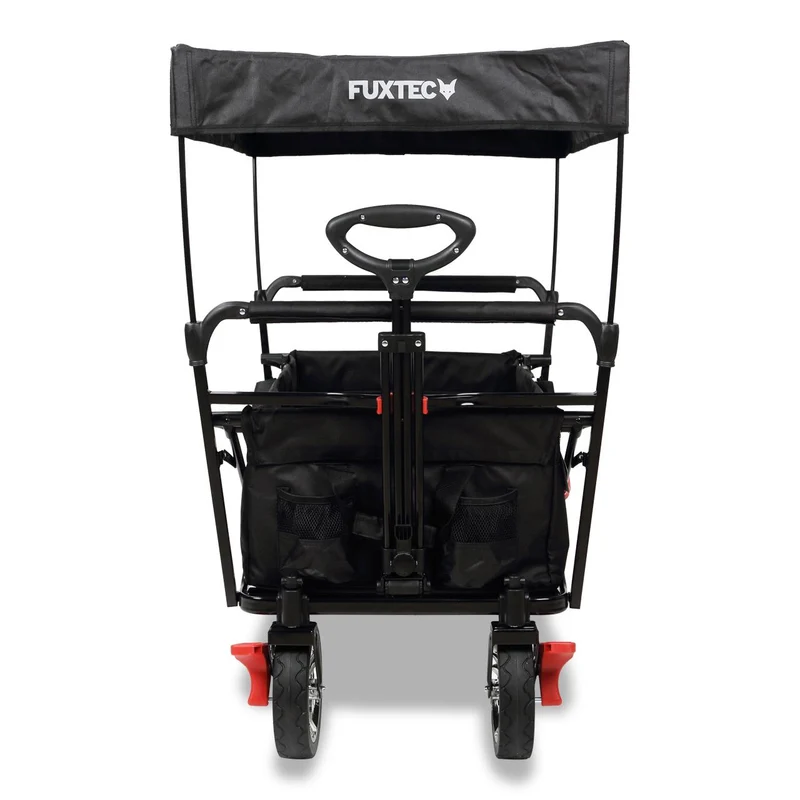 B-WARE FUXTEC Bollerwagen FX-CT500 "VfB Stuttgart" - Edition avec toit solaire