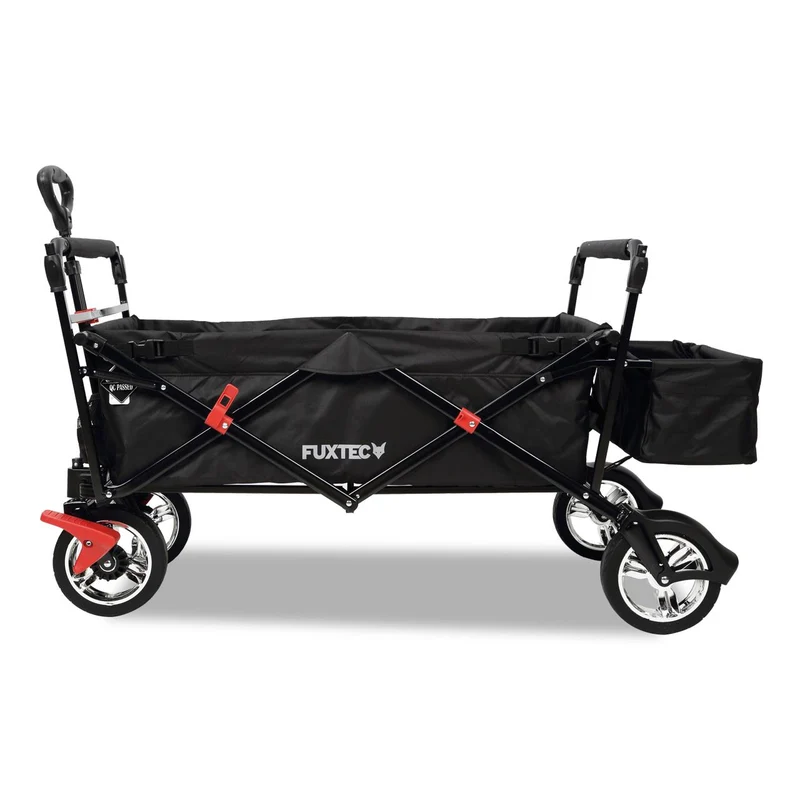 B-WARE FUXTEC Bollerwagen FX-CT500 "VfB Stuttgart" - Edition avec toit solaire