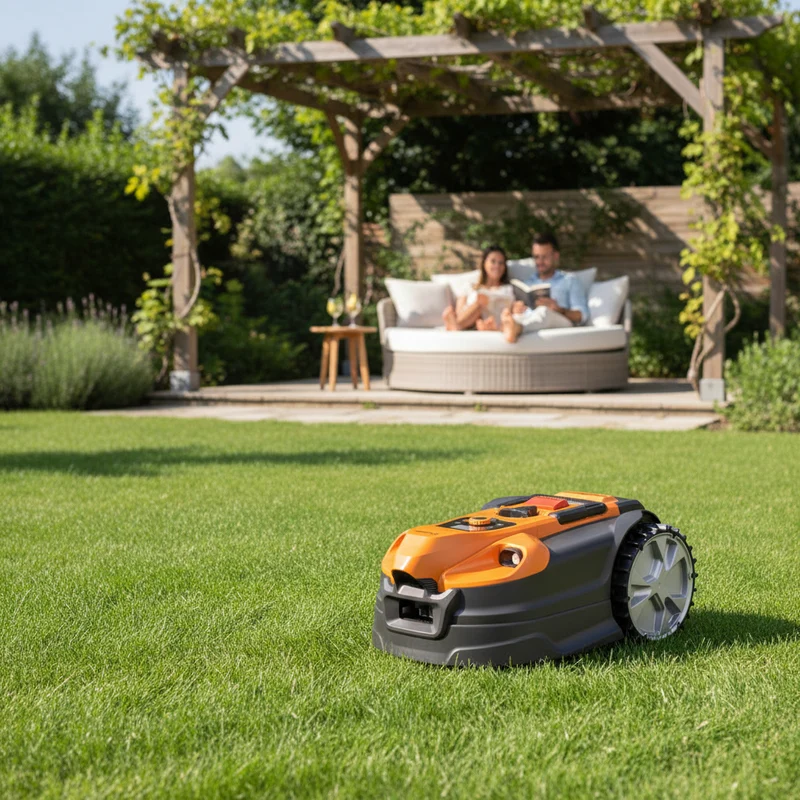 Tondeuse robot sans câble périphérique 600 m² 24V WiFi Bluetooth avec caméra HDR OcuMow™