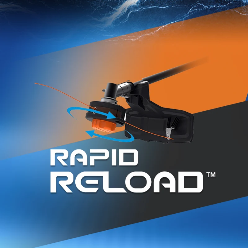 Bobine double fil Rapid Reload 2,4 mm 5 m pour débroussailleuses CHESTER et autres modèles